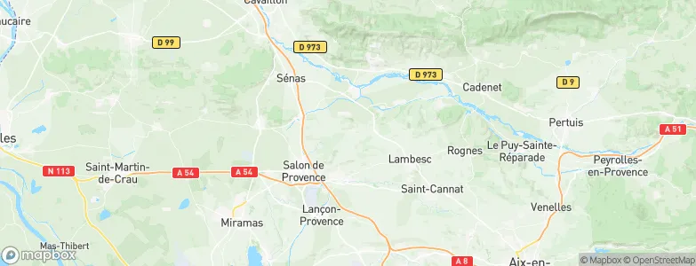 Vernègues, France Map