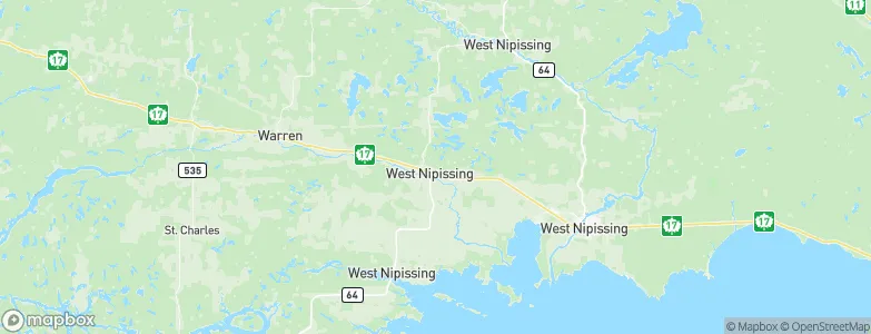Verner, Canada Map