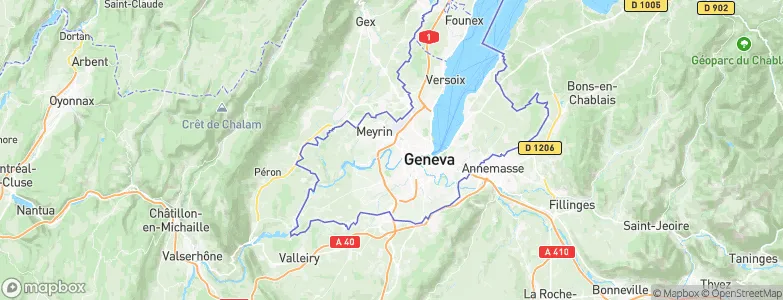 Vernier, Switzerland Map