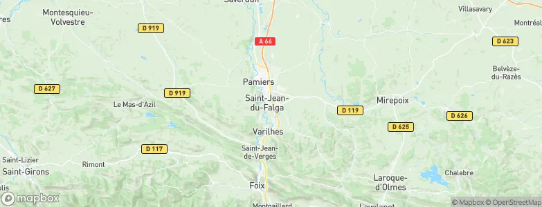 Verniolle, France Map