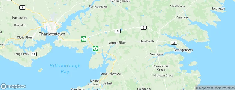 Vernon River, Canada Map
