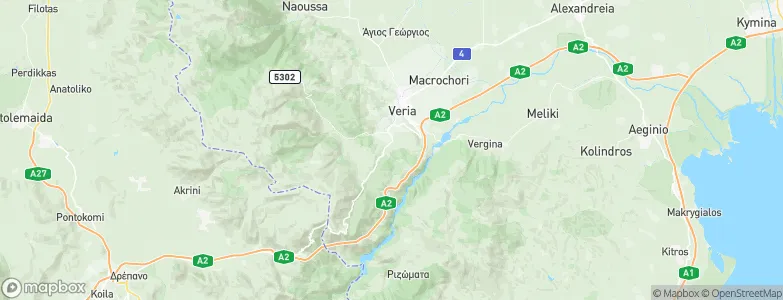 Veroia, Greece Map