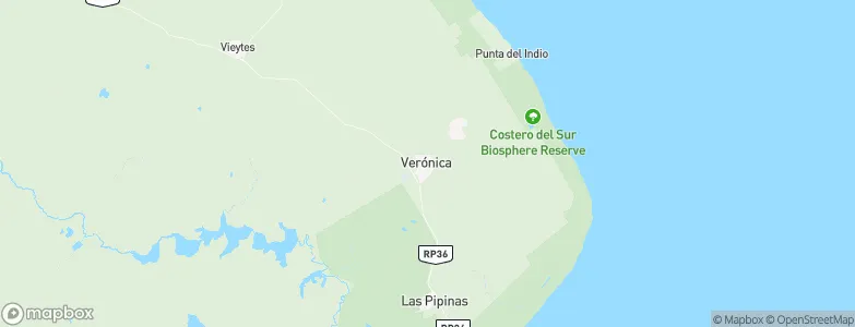 Verónica, Argentina Map