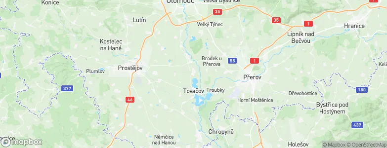 Věrovany, Czechia Map