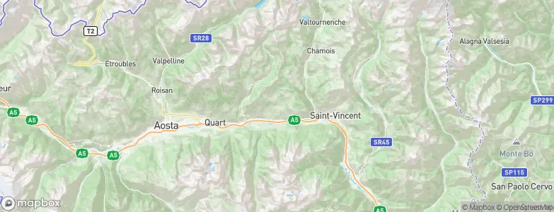 Verrayes, Italy Map