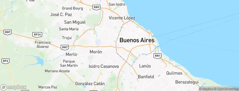 Versailles, Argentina Map