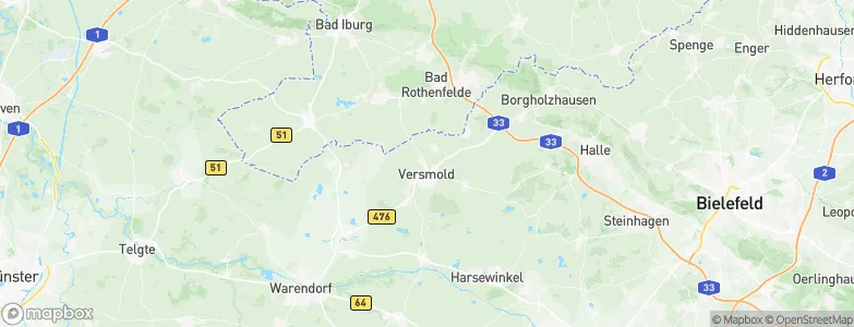 Versmold, Germany Map