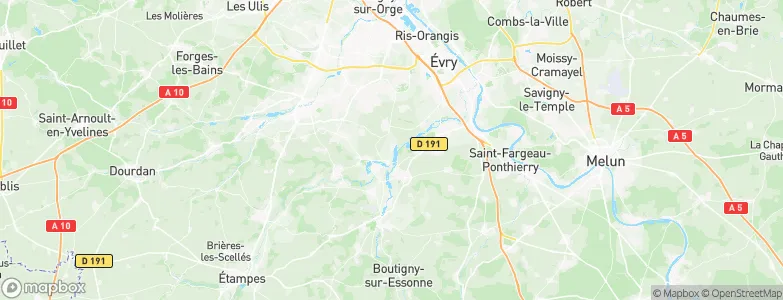 Vert-le-Petit, France Map