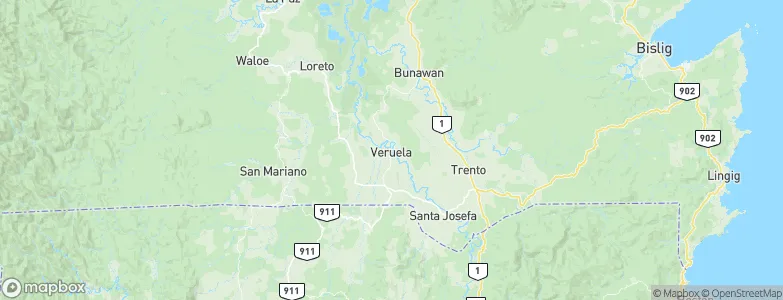 Veruela, Philippines Map