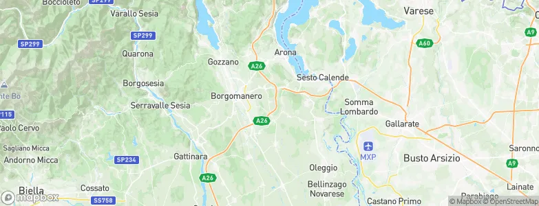 Veruno, Italy Map