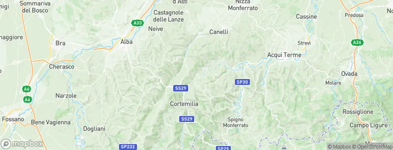 Vesime, Italy Map