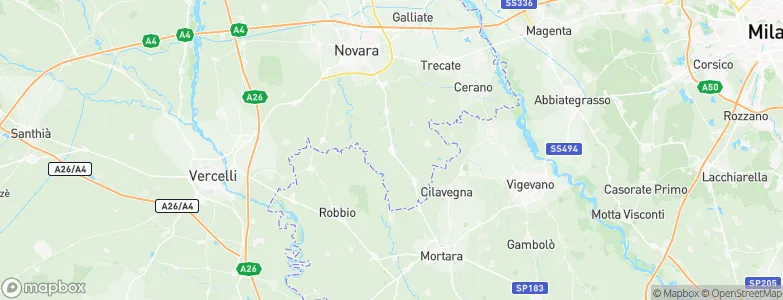 Vespolate, Italy Map