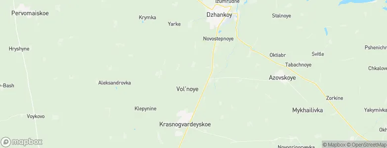 Vesyoloye, Ukraine Map