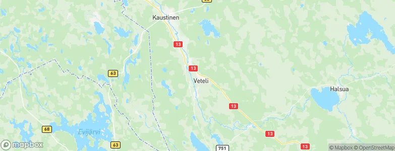 Veteli, Finland Map