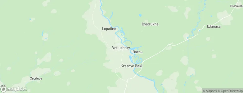 Vetluzhsky, Russia Map