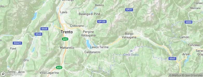 Vetriolo, Italy Map