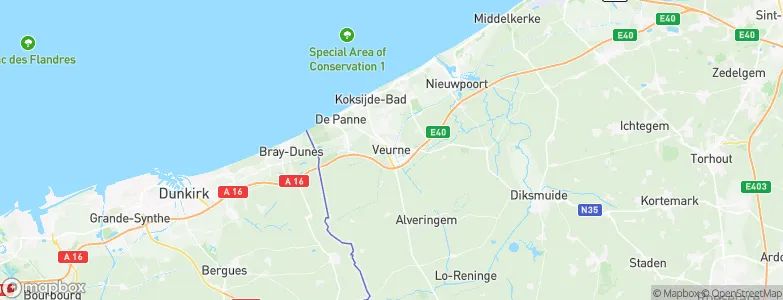 Veurne, Belgium Map