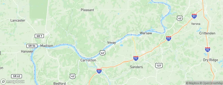 Vevay, United States Map