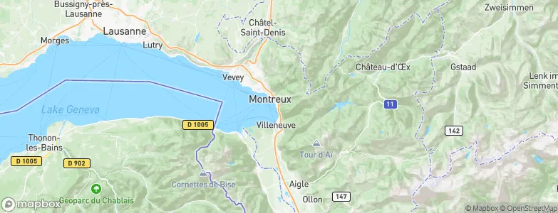 Veytaux, Switzerland Map