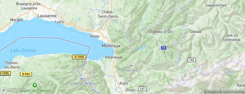 Veytaux, Switzerland Map
