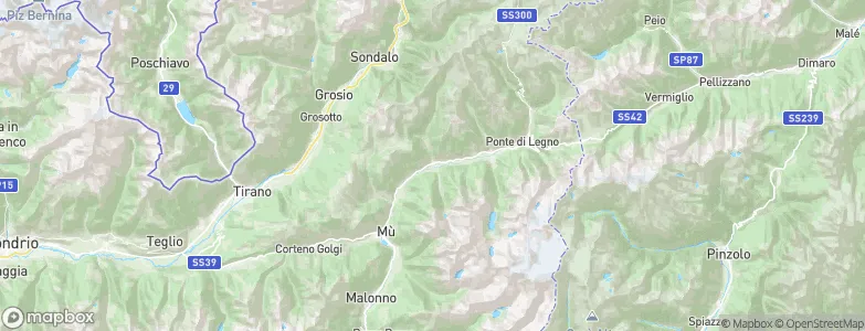 Vezza d'Oglio, Italy Map