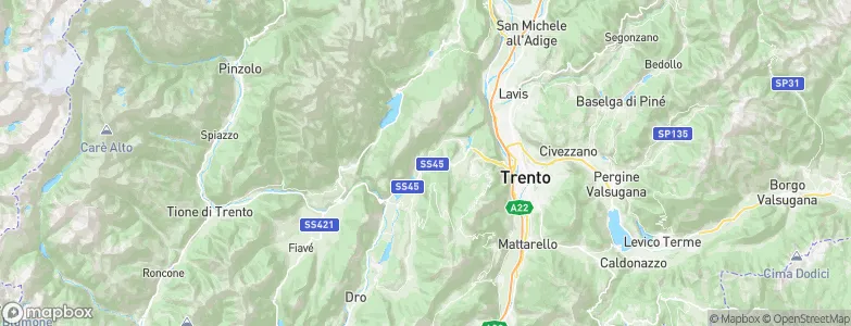 Vezzano, Italy Map