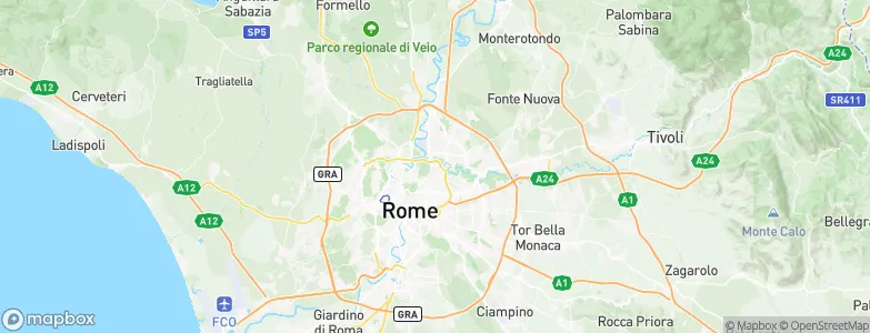 Via di Villa Chigi, Italy Map
