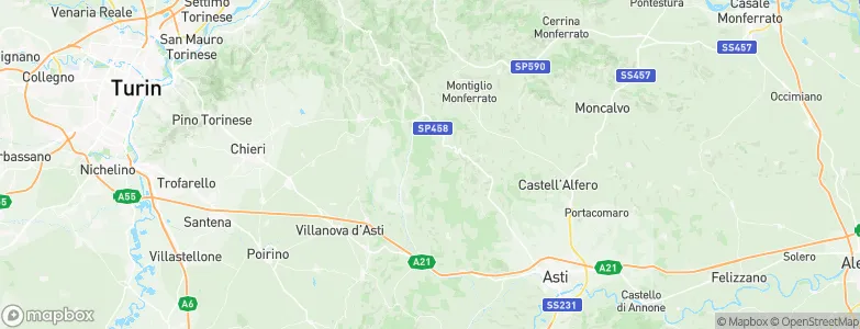 Viale, Italy Map