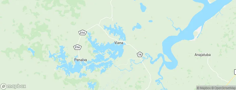 Viana, Brazil Map