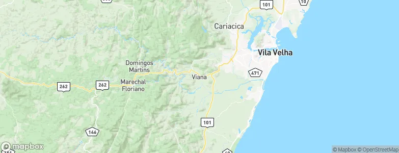 Viana, Brazil Map