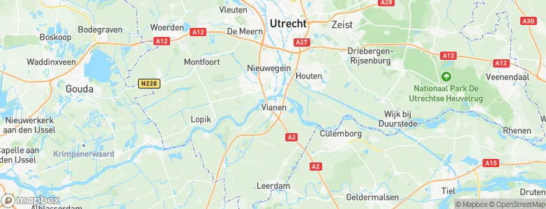 Vianen, Netherlands Map