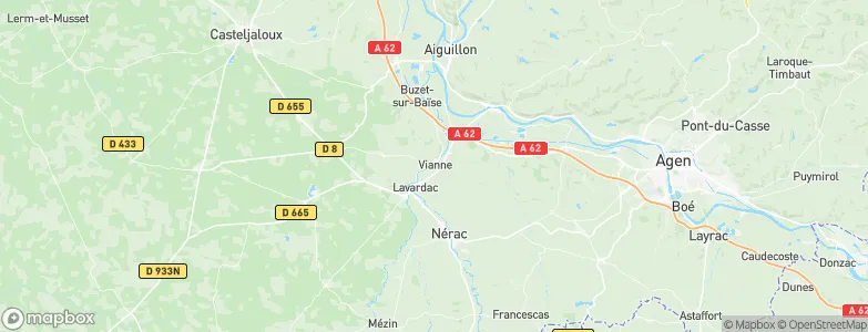 Vianne, France Map