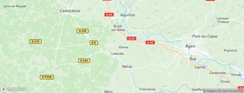 Vianne, France Map