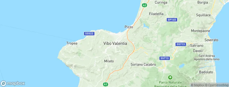 Vibo Valentia, Italy Map