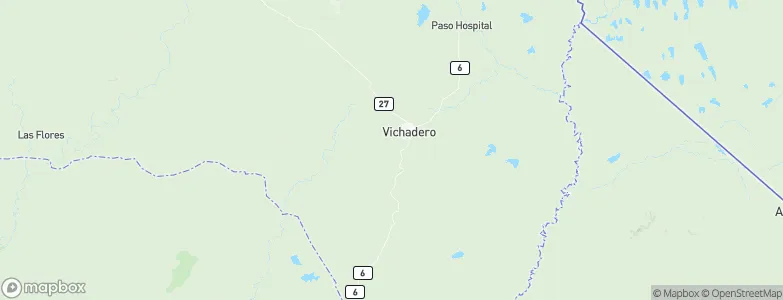 Vichadero, Uruguay Map