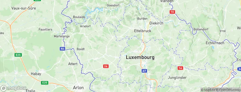 Vichten, Luxembourg Map