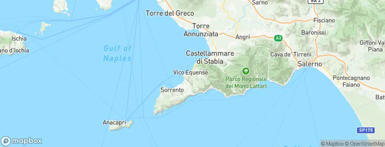 Vico Equense, Italy Map