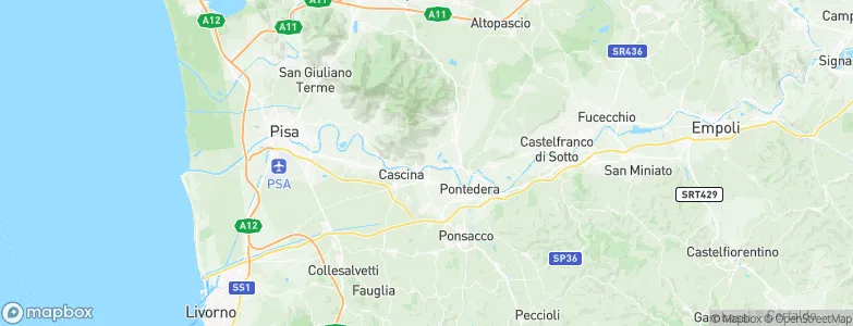Vicopisano, Italy Map