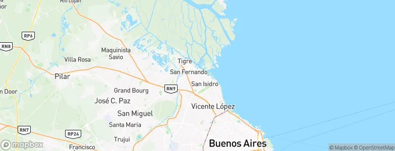 Victoria, Argentina Map