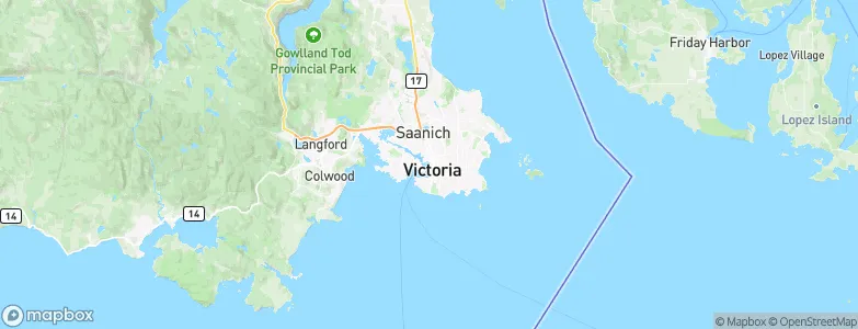 Victoria, Canada Map