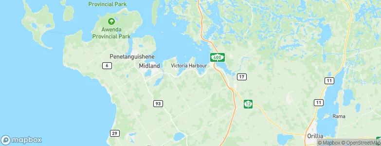 Victoria Harbour, Canada Map