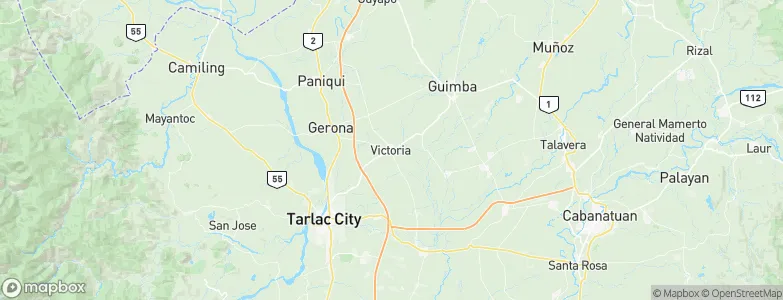 Victoria, Philippines Map