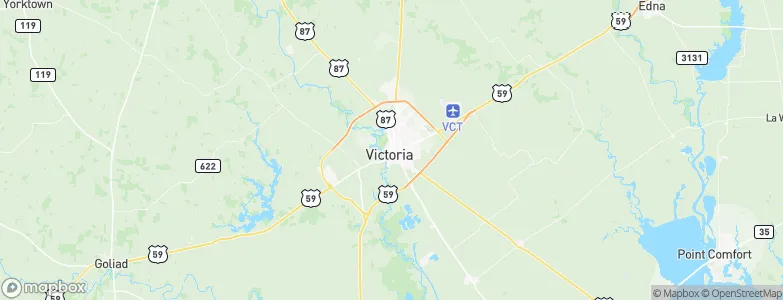 Victoria, United States Map