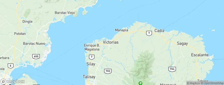 Victorias City, Philippines Map