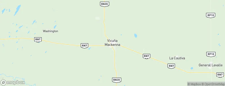 Vicuña Mackenna, Argentina Map