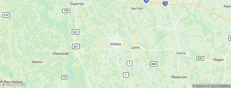 Vidalia, United States Map