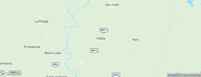 Videla, Argentina Map