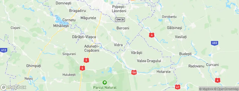 Vidra, Romania Map