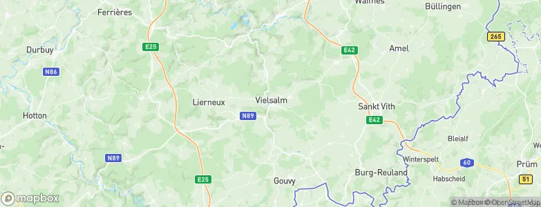 Vielsalm, Belgium Map