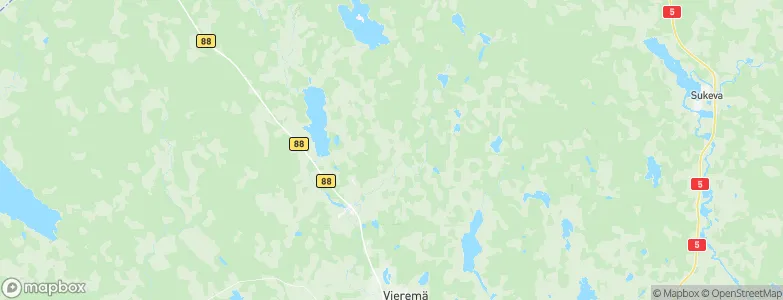 Vieremä, Finland Map